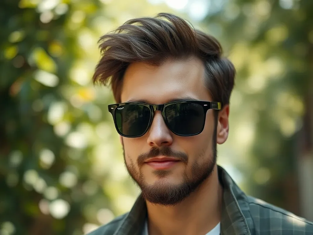 stylowe męskie okulary przeciwsłoneczne